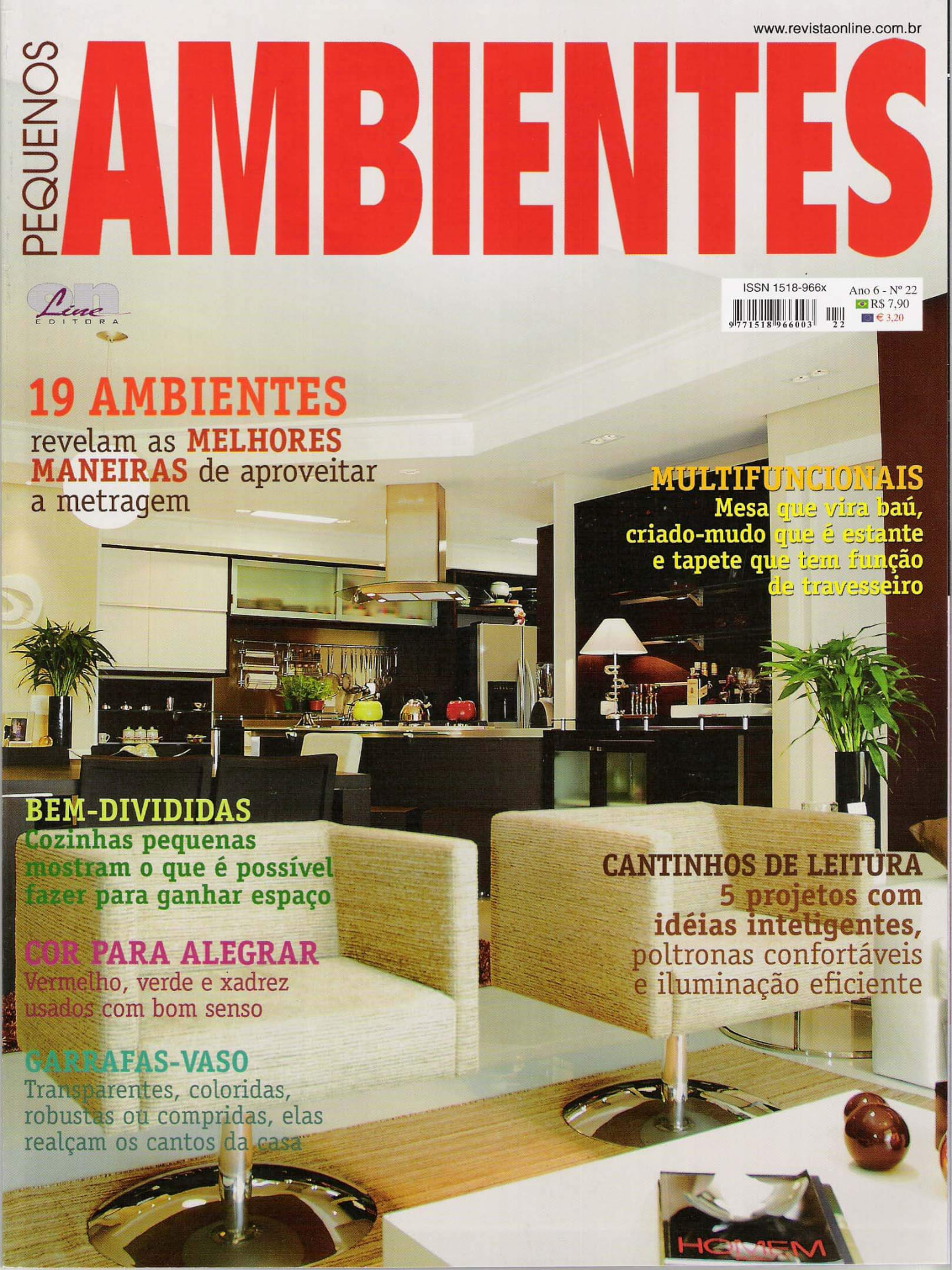 Decoração Residencial — Cinematografia — Revista Pequenos Ambientes/2007