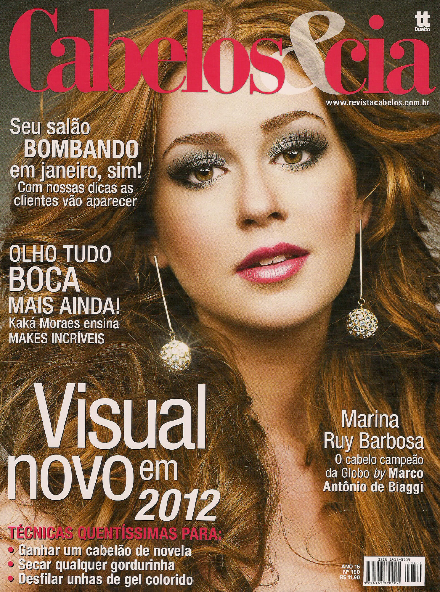 Case: Marcelo Lemos Studio de Beleza — Revista Cabelos & Cia/2012