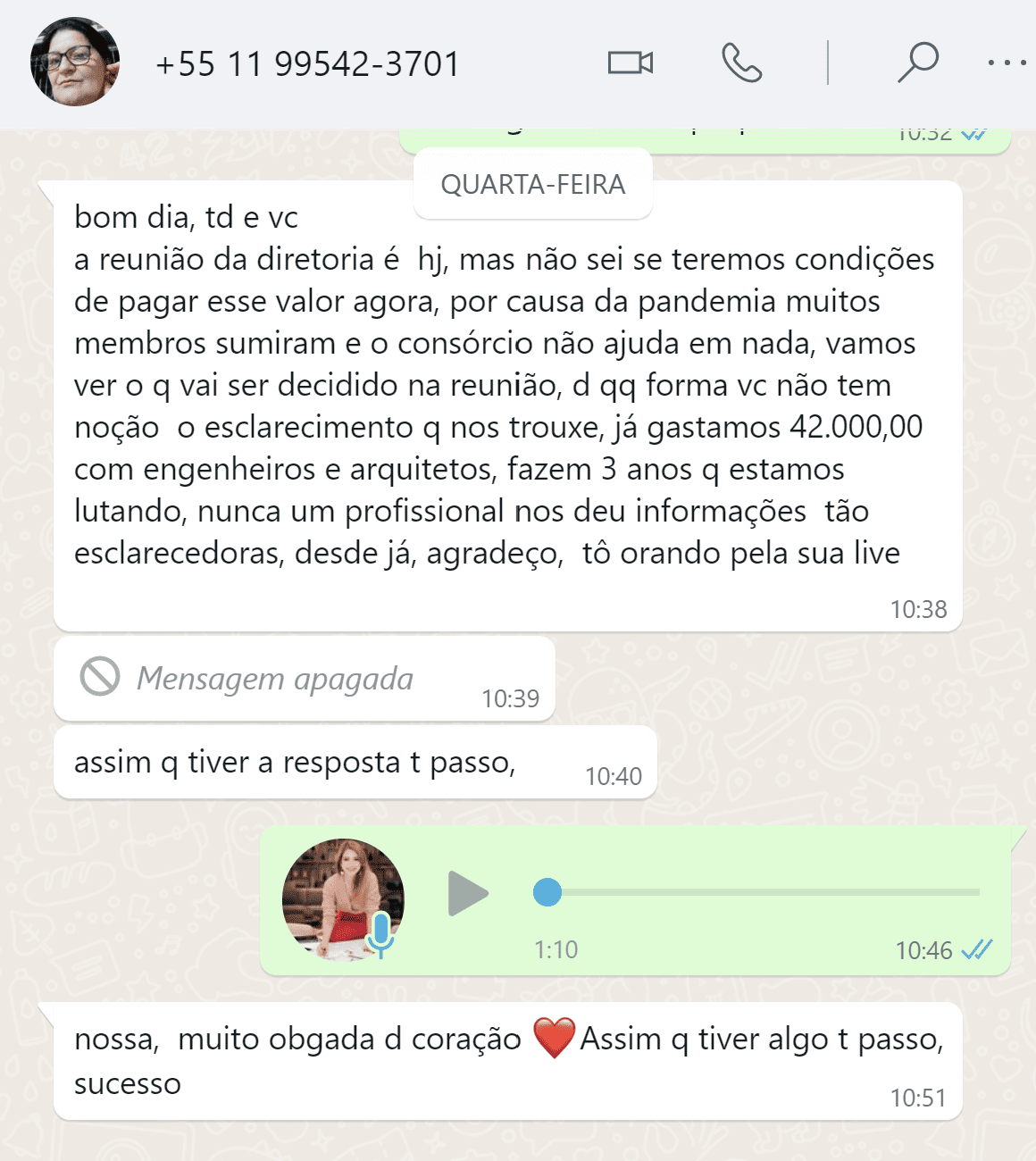 Depoimento de cliente da Parm Arquitetura 5